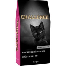 Üreticiniz Challenge Sığır Etli Yavru Kedi Maması 15 kg 481348