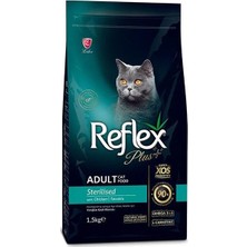 Üreticiniz Reflex Plus Tavuklu Yetişkin Kısırlaştırılmış Kedi Maması 1.5 kg 481348