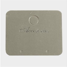 Linarx Gri Küpe Kartı 200 Adet