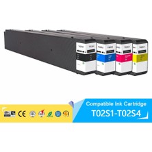 Oratek Epson Workforce Pro WF-C20750 T02S1 Xl Yüksek Kapasiteli 4 Renk Ithal Muadil Kartuş Seti