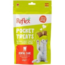 Üreticiniz Reflex Pocket Treats Ağız ve Diş Sağlığı Destekleyici Kedi Ödül Maması 1 Adet