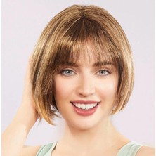 Üreticiniz Açık Kahverengi Küt Parti Peruk Küt Saç 481348