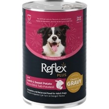 Üreticiniz Reflex Plus Sos Içinde Kuzu Etli ve Tatlı Patatesli Yetişkin Konserve Köpek Maması