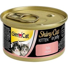 Üreticiniz Gimcat Shinycat Yavru Tavuklu Konserve Kedi Maması 1 Adet 70 gr 481348