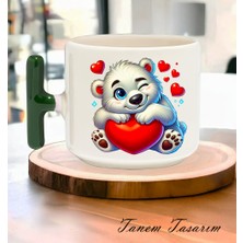 Tanem Bardak Kahve Çay Fincanı Hediye Sevgili Gün - T Kulp Kupa