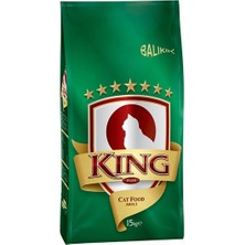Üreticiniz King Balıklı Yetişkin Kedi Maması 15 kg 481348