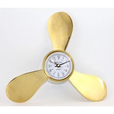 Üreticiniz Pirinç Duvara Asmalı Pervane Tasarımı Saat KSK2057 481348