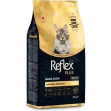 Üreticiniz Reflex Plus Hypoallergenic Maine Coon Tavuklu Yetişkin Kedi Maması 8 kg 481348