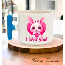 Tanem Bardak Kahve Çay Fincanı Hediye Sevgili Gün - T Kulp Kupa