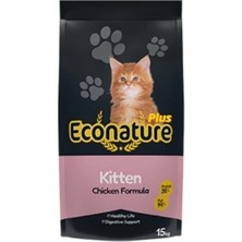 Üreticiniz Econature Plus Tavuklu Yavru Kedi Maması 15 kg 481348