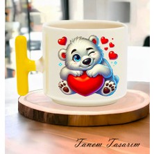 Tanem Bardak Kahve Çay Fincanı Hediye Sevgili Gün - T Kulp Kupa
