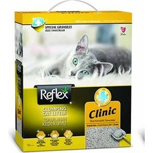 Üreticiniz Reflex Klinik Özel Tanecik Süper Hızlı Topaklanan Kedi Kumu 1 Adet 10 Lt 481348