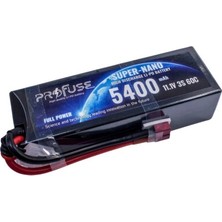 Voltaj 11.1V 3s 5400MAH 60C Lipo Batarya - Kutulu