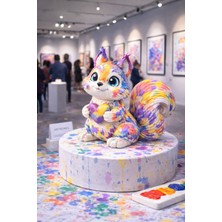 Mentronik Art Edition Sincap – El Boyaması Sanat Figürü