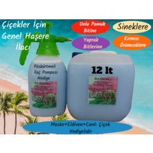 İlkadım Botanik (12 Lt) Çiçekler için Genel Haşere İlacı (Unlu Pamuk Biti ilacı, Sinek Ve Yaprak Biti, Kırmızı Örümcek)