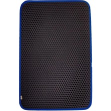 Üreticiniz Cattie Altıgen Model Kum Toplayıcı Fonksiyonel Kedi Paspası Large Mavi 50X75 cm 4813