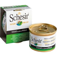 Üreticiniz Schesir Ton Balıklı ve Tavuklu Jöleli Konserve Kedi Maması 1 Adet 85 gr 481348