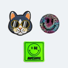 Jantifox Cat Lover Yama-Patch-Sticker Seti