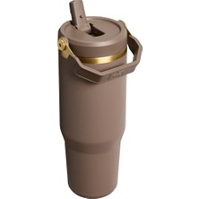 Stanley The Iceflow Flip Straw Pipetli Termos Bardak 0,89 Lt  Espresso Gold