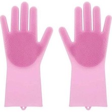 Dorsa Silikon Tırtıklı Bulaşık Temizlik Eldiveni