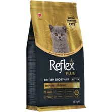 Üreticiniz Reflex Plus British Shorthair Tavuklu ve Kızılcıklı Yavru Kedi Maması 1.5 kg 481348