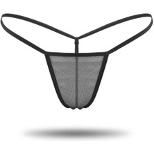 Intive Lingerie Siyah Tül Tanga TM1114