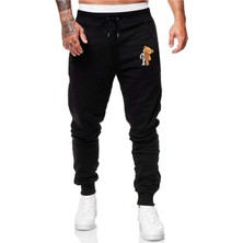 Adrift Guys Bear Graphic Drawstring Eşofman Altı