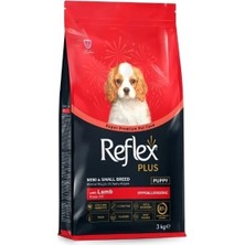 Üreticiniz Reflex Plus Kuzu Etli Mini ve Küçük Irk Yavru Köpek Maması 3 kg 481348