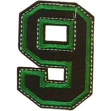 Almira Butik Aplike Ütü Ile Yapışan 9  Rakamı Arma 4x5 cm