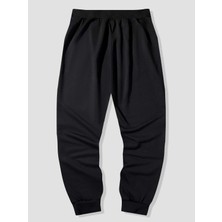 Adrift Guys Letter Skull Graphic Drawstring Waist Eşofman Altı