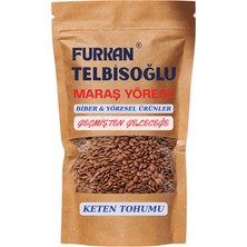 Furkan Telbisoğlu Maraş Yöresi Tane Keten Tohumu (Yeni Mahsül,elenmiş) 100GR Maraş Yöresi