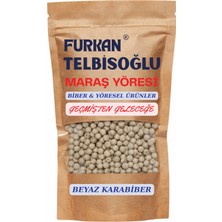 Furkan Telbisoğlu Maraş Yöresi Beyaz Karabiber (Elenmiş,iri Taneli,katkısız ) 25GR Maraş Yöresi