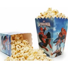 Örümcek Adam Temalı Mısır Kutusu 8'li Popcorn Kutusu