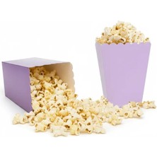 Lila Mısır Kutusu 8'li Popcorn Kutusu