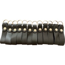 Yks-R Hakiki Deri Anahtarlık 12 Adet