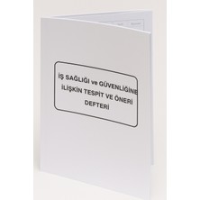 Gülşen Kırtasiye Iş Sağlığı ve  Güvenliği Tespit ve Öneri Defteri (Onaylı Defter)