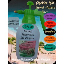 İlkadım Botanik (2200 ml) Çiçekler için Genel Haşere İlacı (Unlu Pamuk Biti ilacı, Sinek Ve Yaprak Biti, Kırmızı Örümcek)