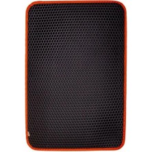 Üreticiniz Cattie Altıgen Model Kum Toplayıcı Fonksiyonel Kedi Paspası Large Turuncu 50X75 cm 4