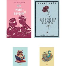 Dara Yayınları Bir Kürt Sevdim - Dilek Bilgiç Esen - Hasretinden Prangalar Eskittim - Ahmed Arif -Not Defterli Seti