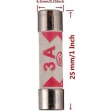 Voltaj BS1362 3A 6X25MM Seramik Sigorta