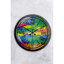 Kasva Concept 40 cm Siyah Metal Mutfak Duvar Saati