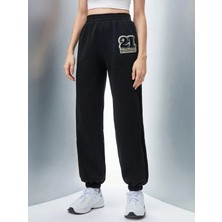 Adrift Qutie Letter Graphic Elastic Waist 4 Mevsim Eşofman