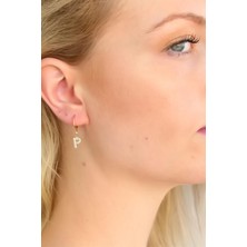 Asel Aksesuarcı P Harf Bayan Küpe