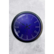 Kasva Concept 40 cm Siyah Metal Nostalji Ev Duvar Saati