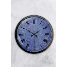 Kasva Concept 40 cm Siyah Metal Mehmet Akif Ersoy Duvar Saati