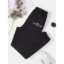 Adrift Lune Letter Graphic Thermal Lined 4 Mevsim Eşofman