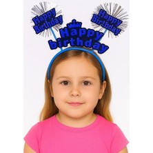 Hayat Store Doğum Günü Kutlaması Için Mavi Taç – Işıltılı Yazılı Parti Tacı