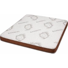 Royalyat Yatak Bamboo 120X120 Oyun Alanına Uygun Sünger Oyun Parkı, Oyun Alanı Bebek Yatağı