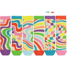 Heritage Nature Heritage Home Hn Socks Sıradışı Renkli Desenli Çorap Seti 5'li Hediye Kutulu