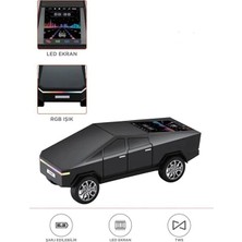 Hayat Store D68 Cyber Model Araba Tasarımlı Bluetooth Hoparlör 15W Güçlü Ses Rgb LED /tws/usb Siyah